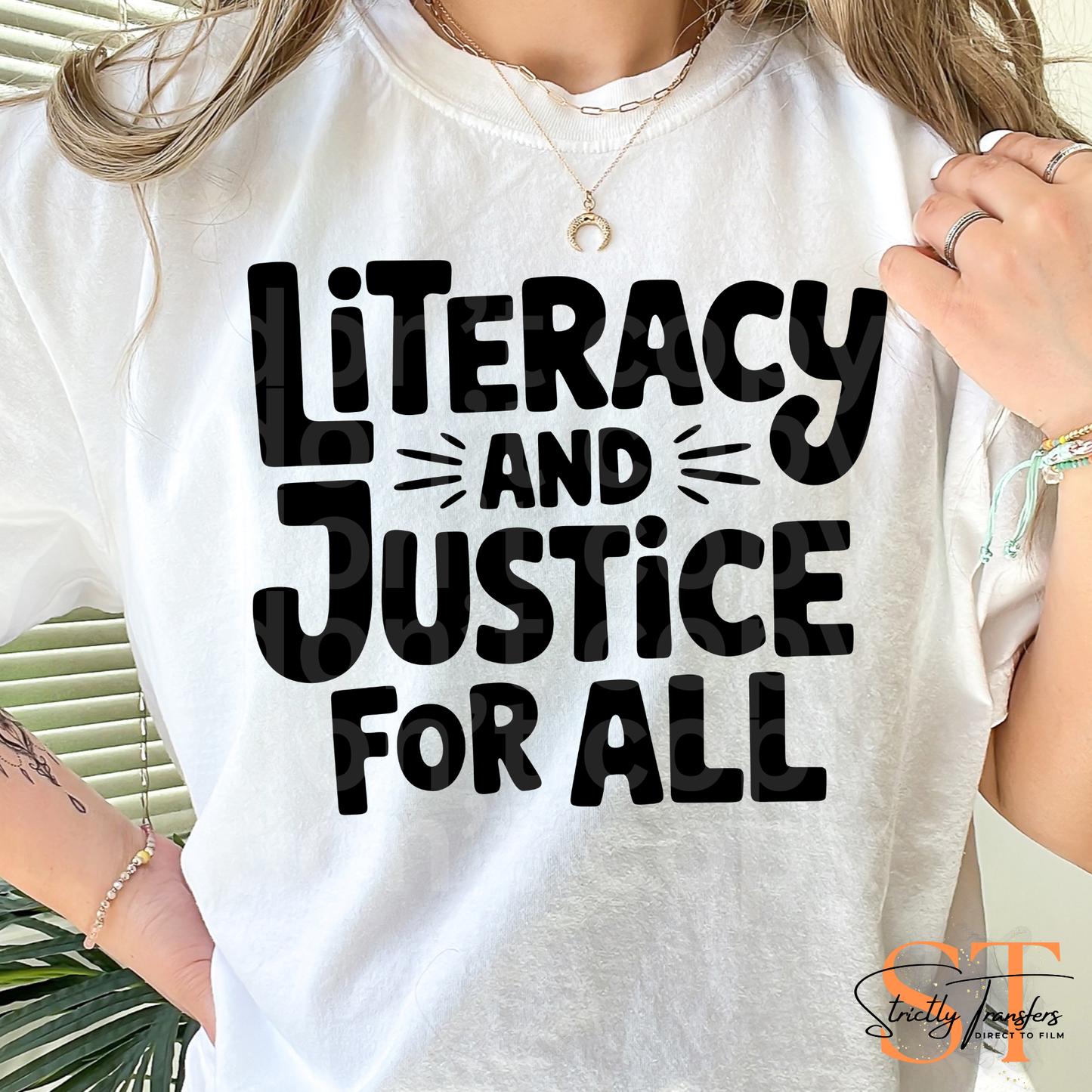 Literacy and Justice for All - 3 options Direct to Film Transfers