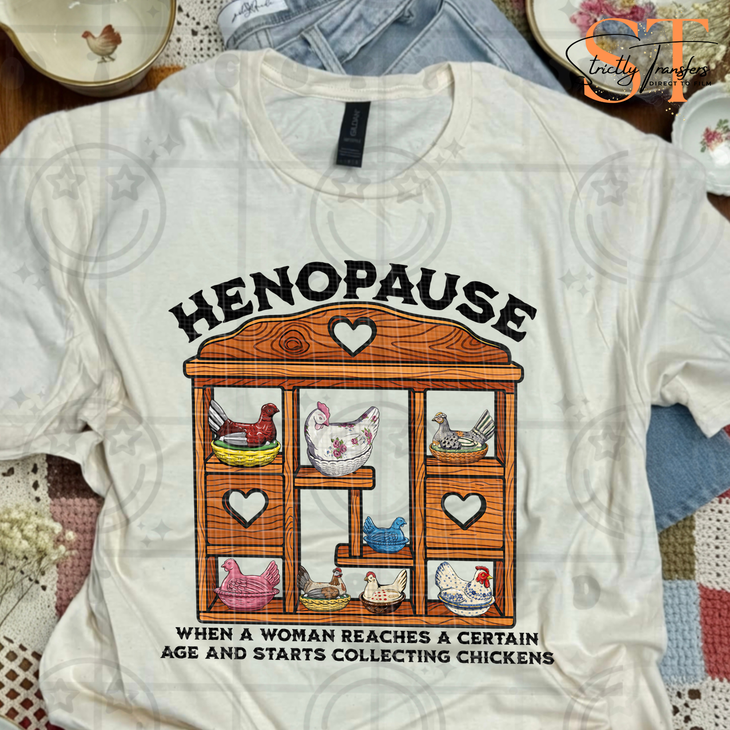 Henopause Direct to Film Transfers