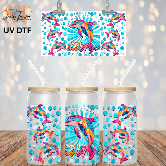The Waves are Calling UV Libbey Wrap Direct to Film Wraps