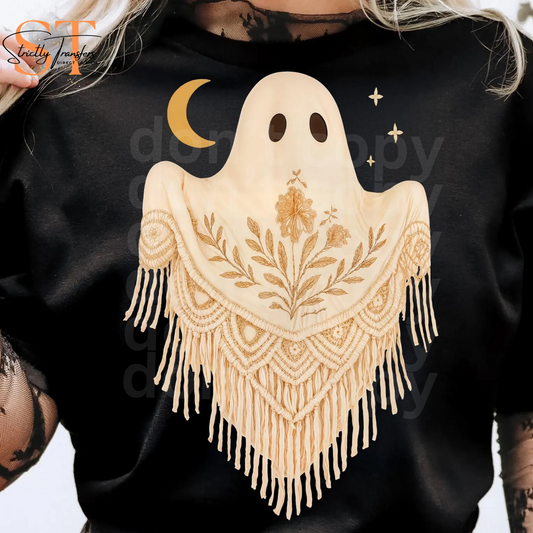 Macrame Ghost Direct to Film Transfers