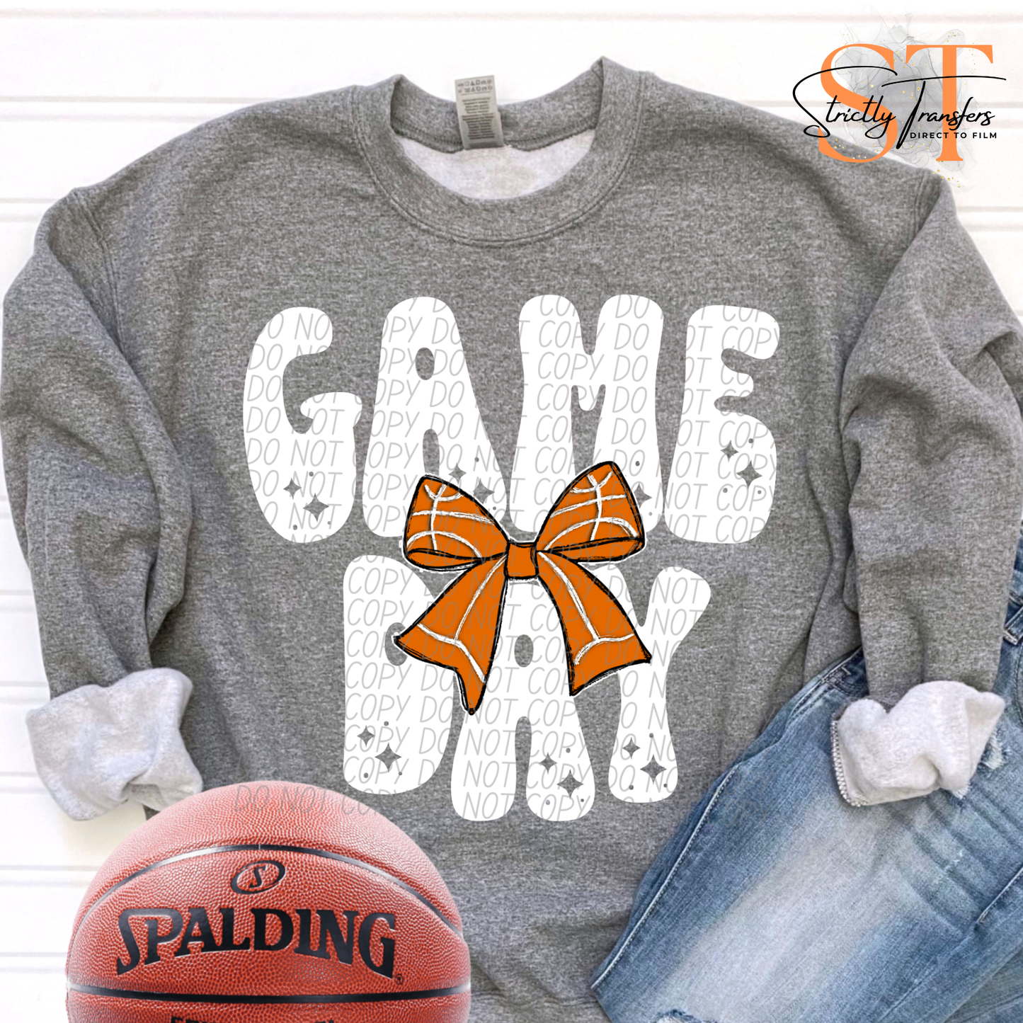 Game Day bows - 8 Sports Direct to Film Transfers