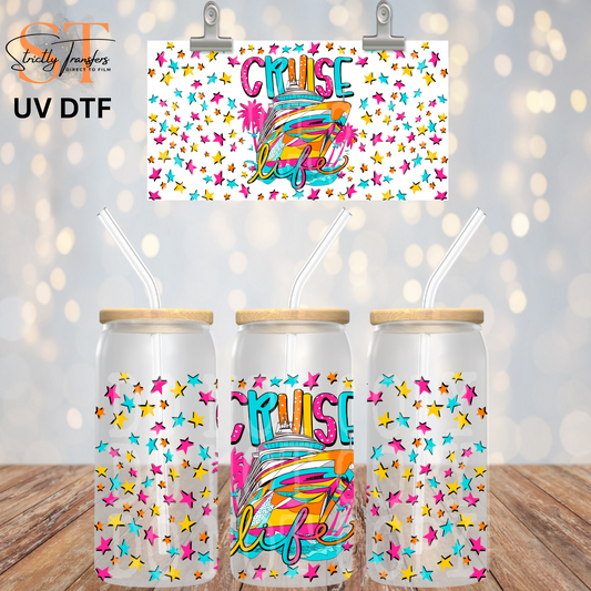 Cruise Life UV Libbey Wrap Direct to Film Wraps
