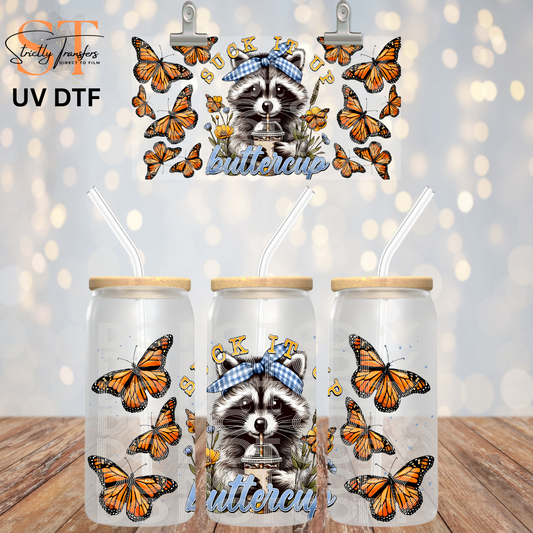 Suck it Up Buttercup UV Libbey Wrap Direct to Film Wraps