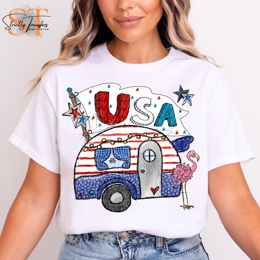 USA Camper Direct to Film Transfers