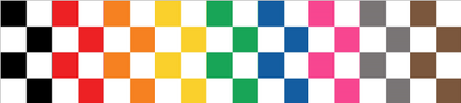 Custom Retro Racing Checkered Mascots Direct to Film Transfer