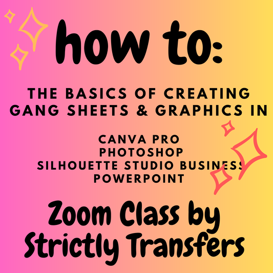 ZOOM CLASS How To: The Basics of Creating Gang Sheets and Graphics for Direct to Film