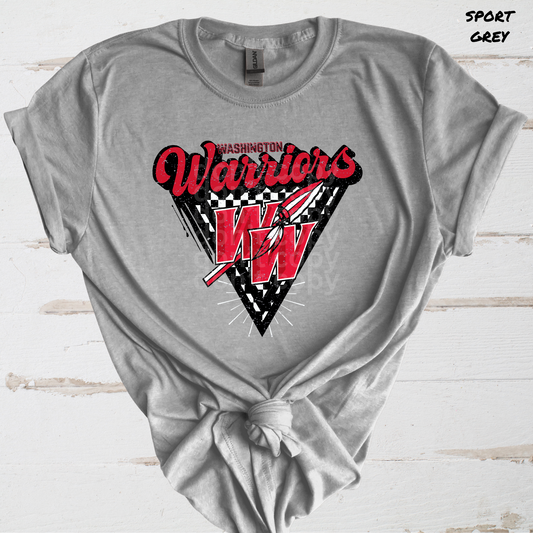 Retro/Vintage Washington Warriors Direct to Film Transfers