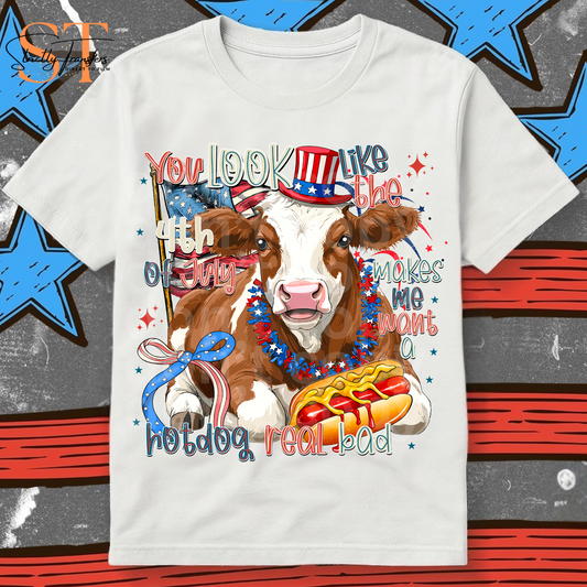 You Look like the 4th of July Cow Direct to Film Transfers