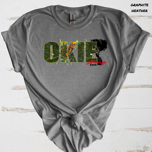 Fundraiser:  OKIE Strong 4.27.24  FINISHED T-SHIRT