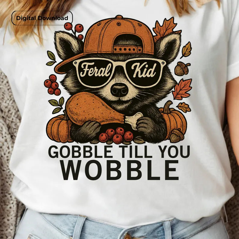 Feral Kids Gobble Till You Wobble Direct to Film Transfers