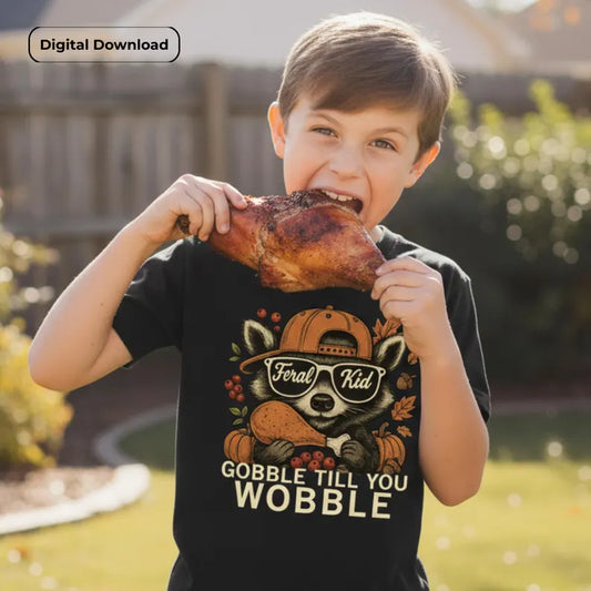 Feral Kids Gobble Till You Wobble Direct to Film Transfers