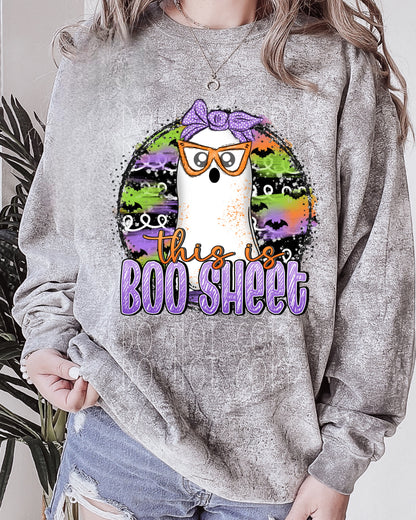 This is Boo Sheet Ghost Direct to Film Transfer