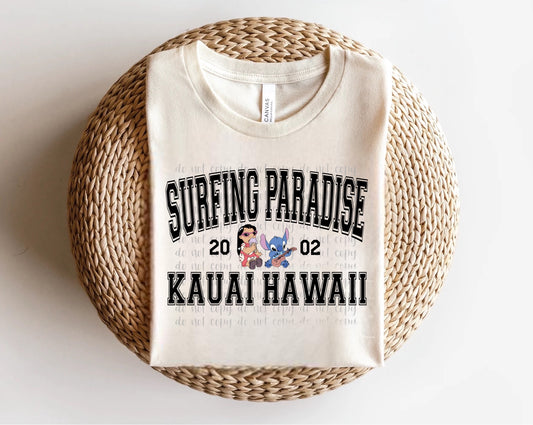 Lilo & Stitch Surfing Paradise Kauai Hawaii 2002 Direct to Film Transfer