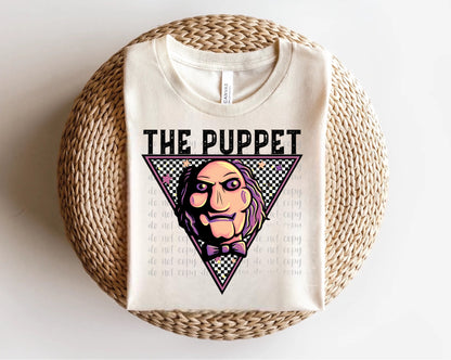 The Puppet Jigsaw Triangle Direct to Film Transfer