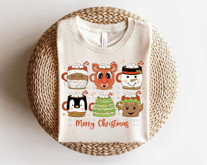 Christmas Coffee Mugs Medium Direct to Film Transfer