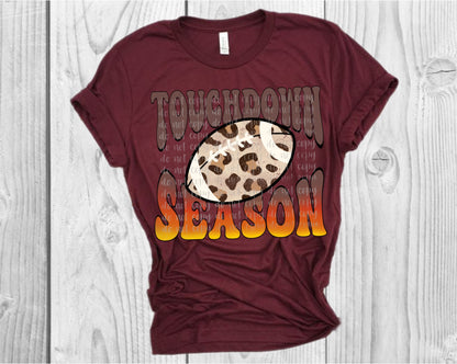 Touchdown Season Checkered Direct to Film Transfer