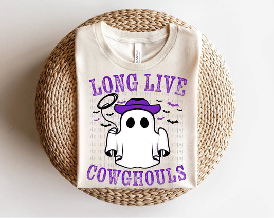 Long Live Cowghouls Purple Direct to Film Transfer