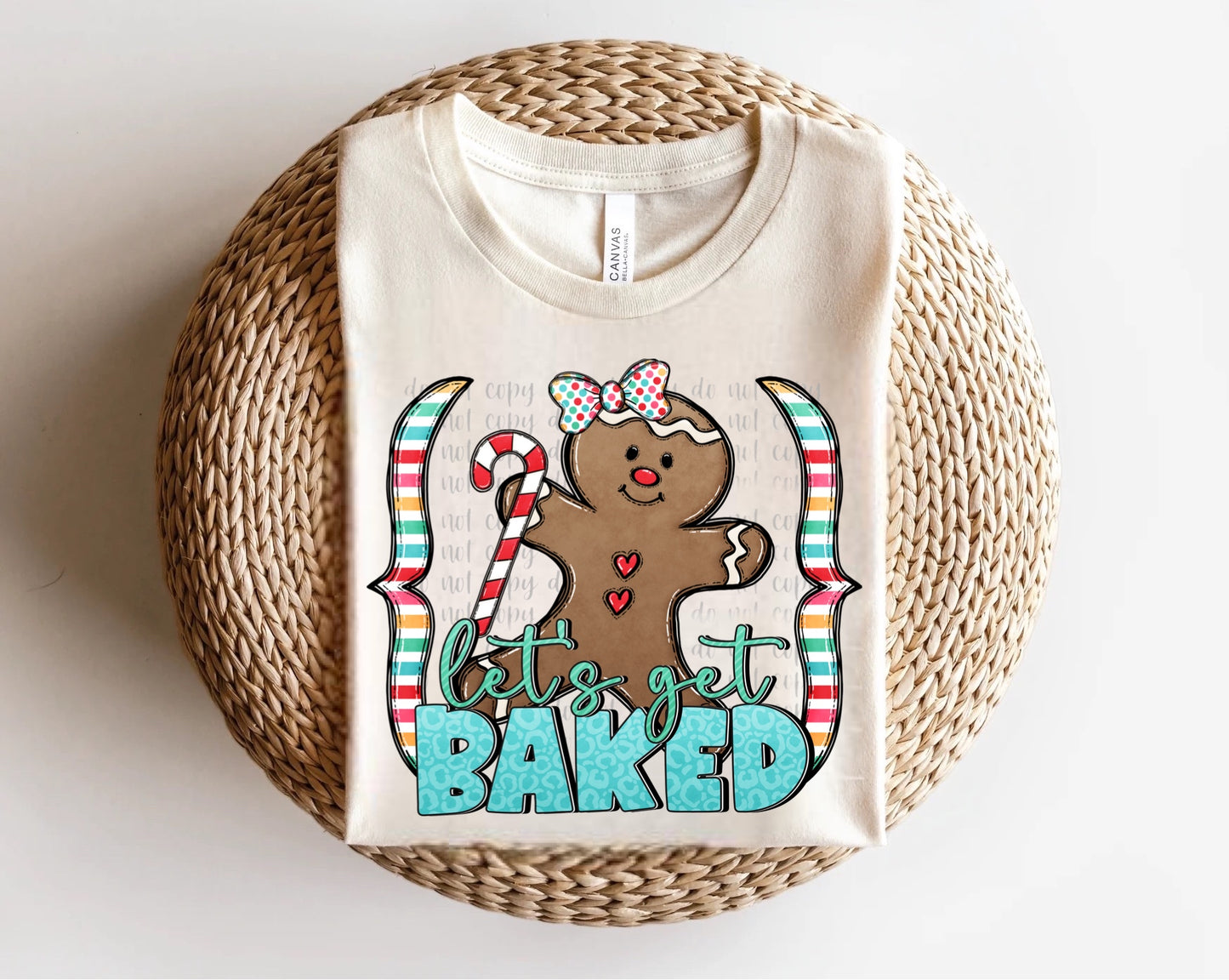 Let’s Get Baked Gingerbread Girl Direct to Film Transfer