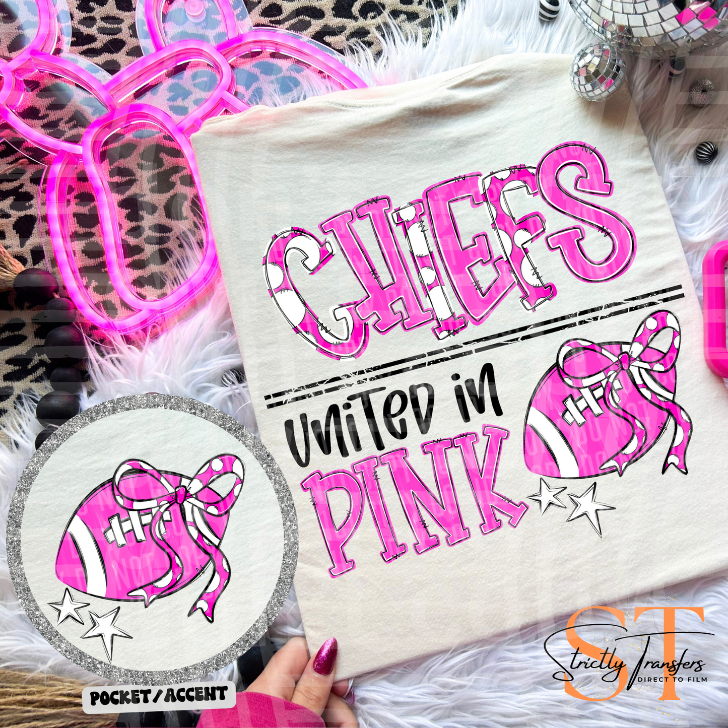 United in Pink Mascots Direct to Film Transfers