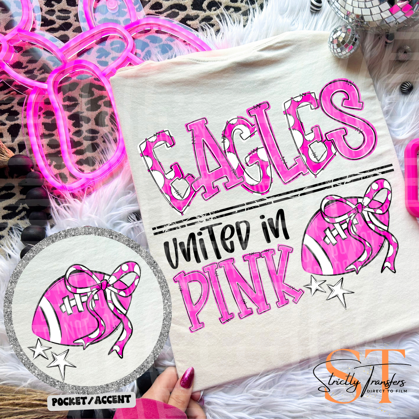 United in Pink Mascots Direct to Film Transfers