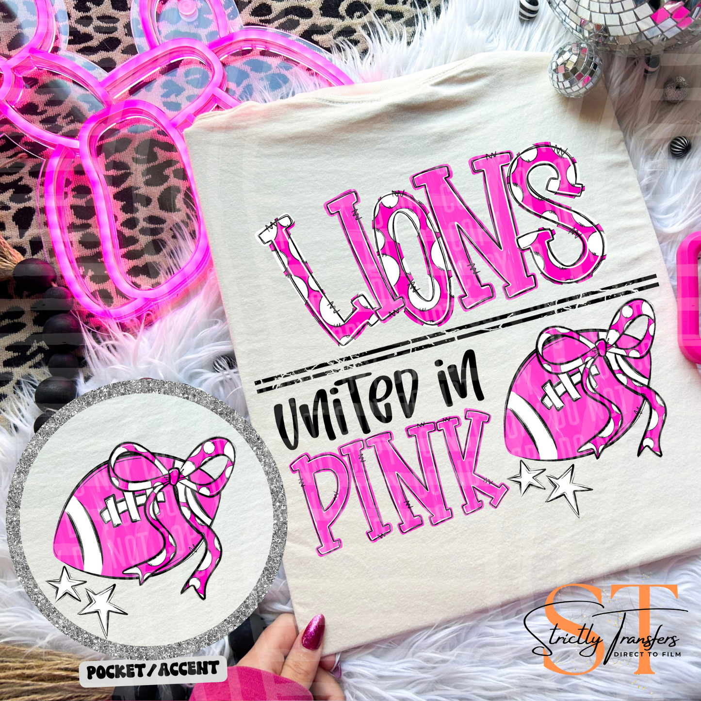 United in Pink Mascots Direct to Film Transfers
