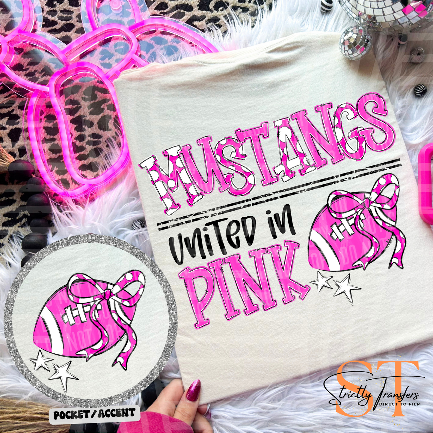 United in Pink Mascots Direct to Film Transfers