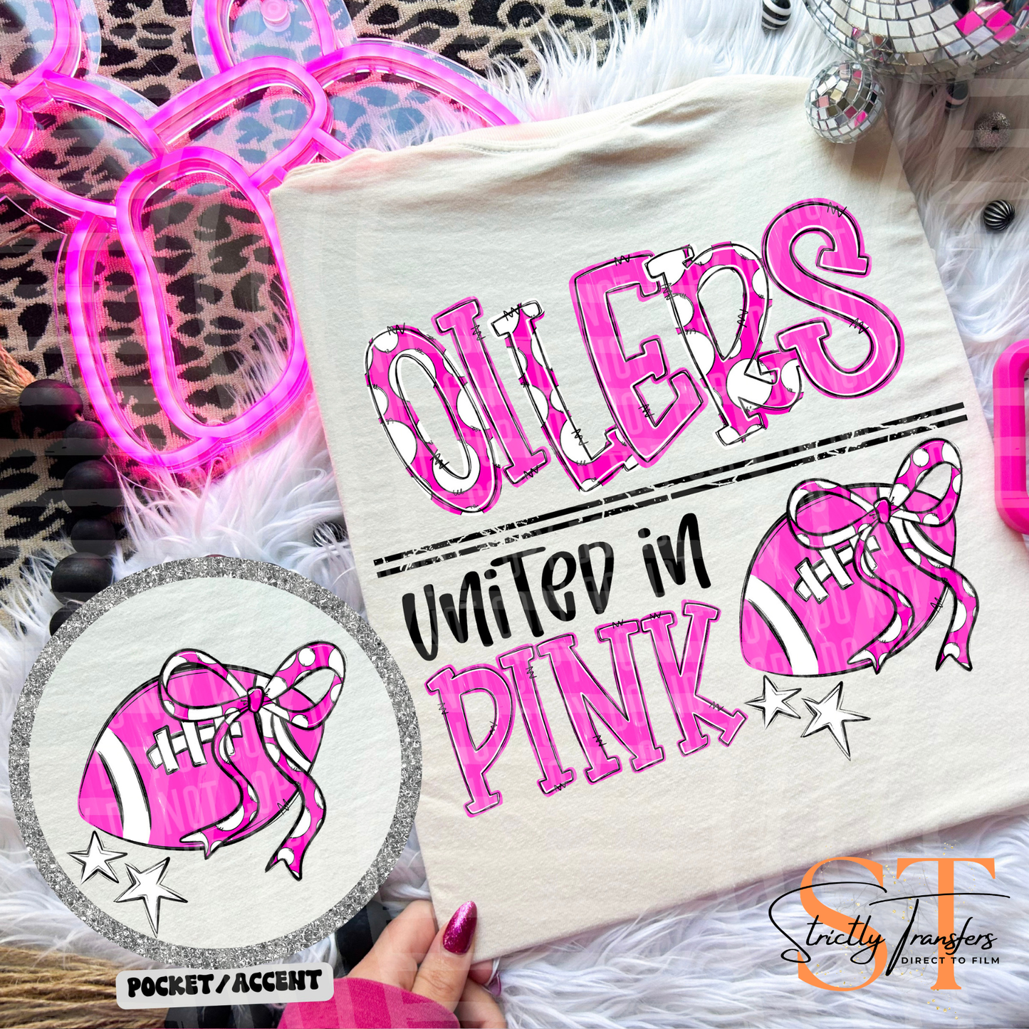 United in Pink Mascots Direct to Film Transfers
