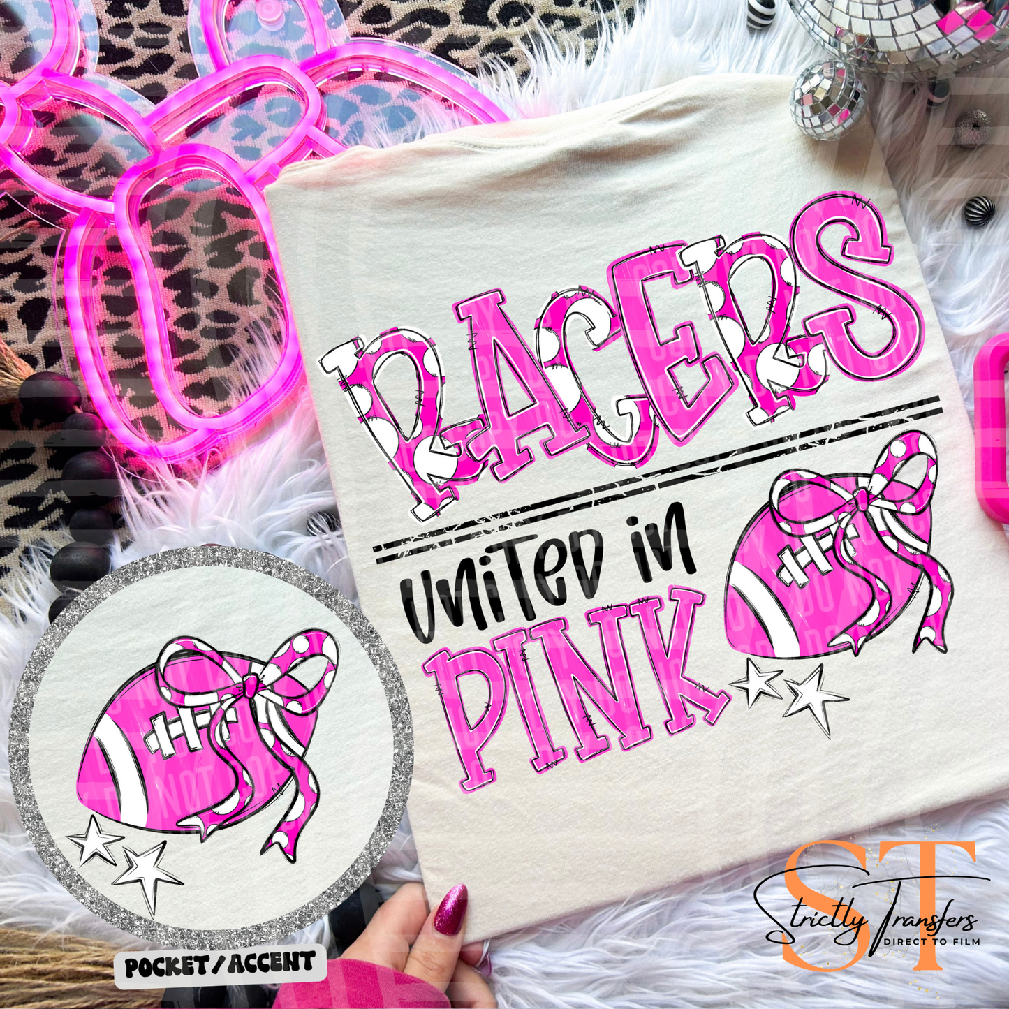 United in Pink Mascots Direct to Film Transfers
