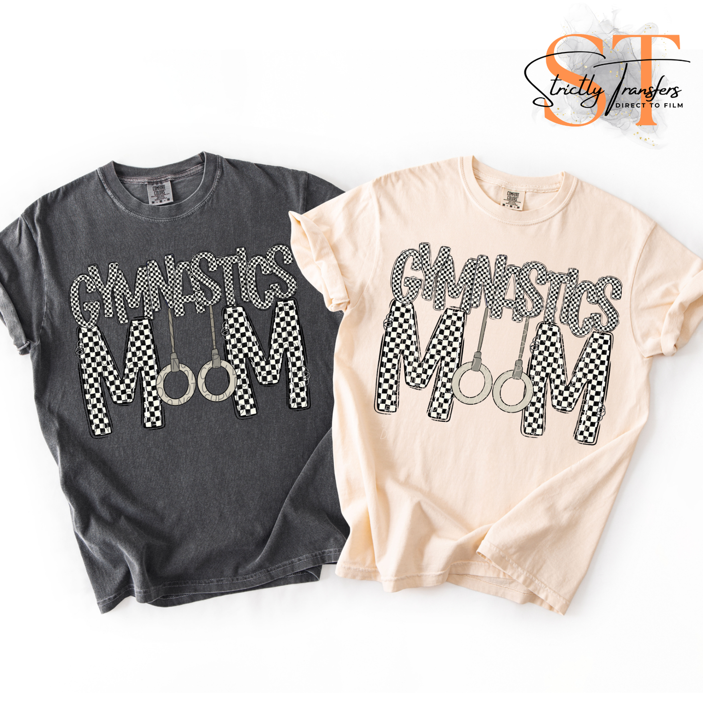 Gymnastics Mom - 2 colors Direct to Film Transfers