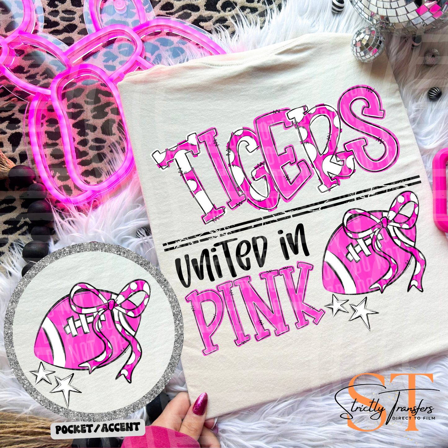 United in Pink Mascots Direct to Film Transfers