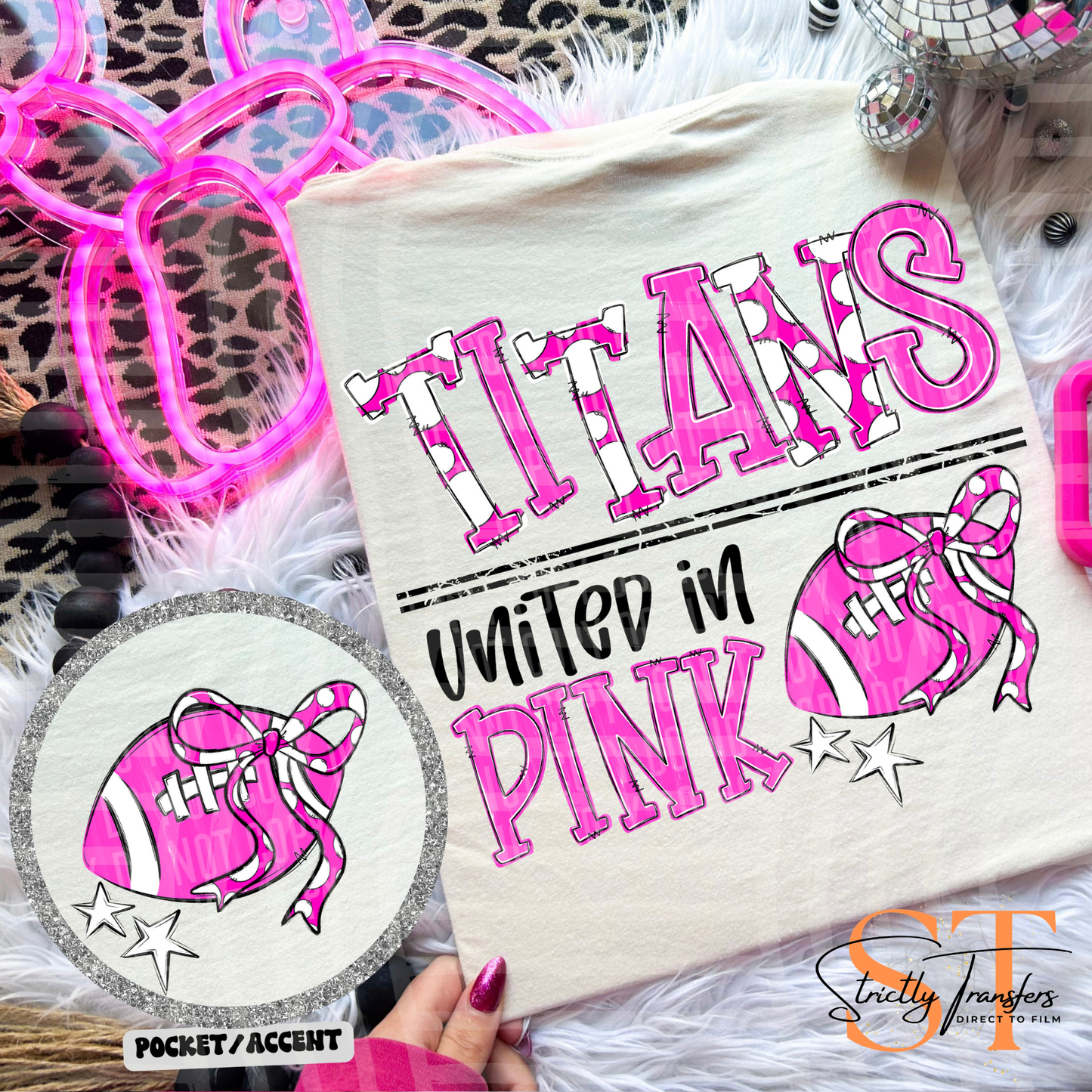 United in Pink Mascots Direct to Film Transfers