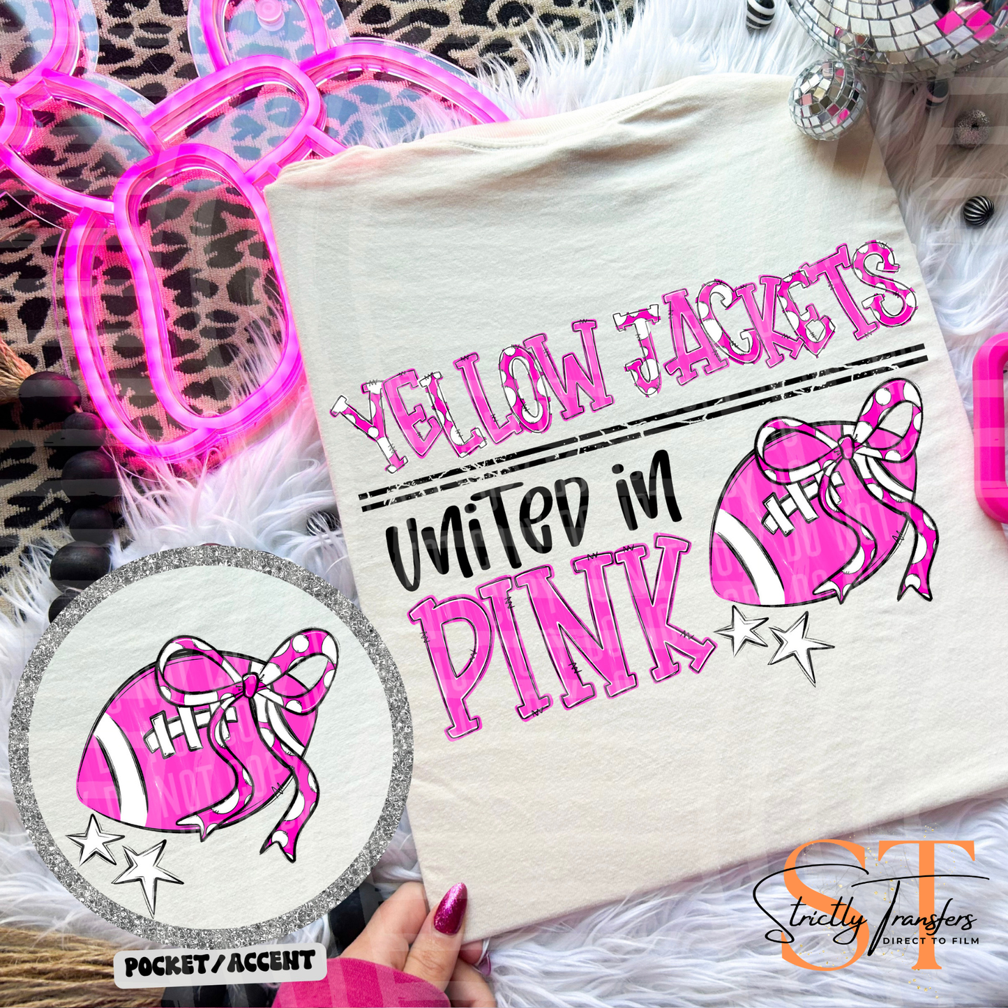 United in Pink Mascots Direct to Film Transfers
