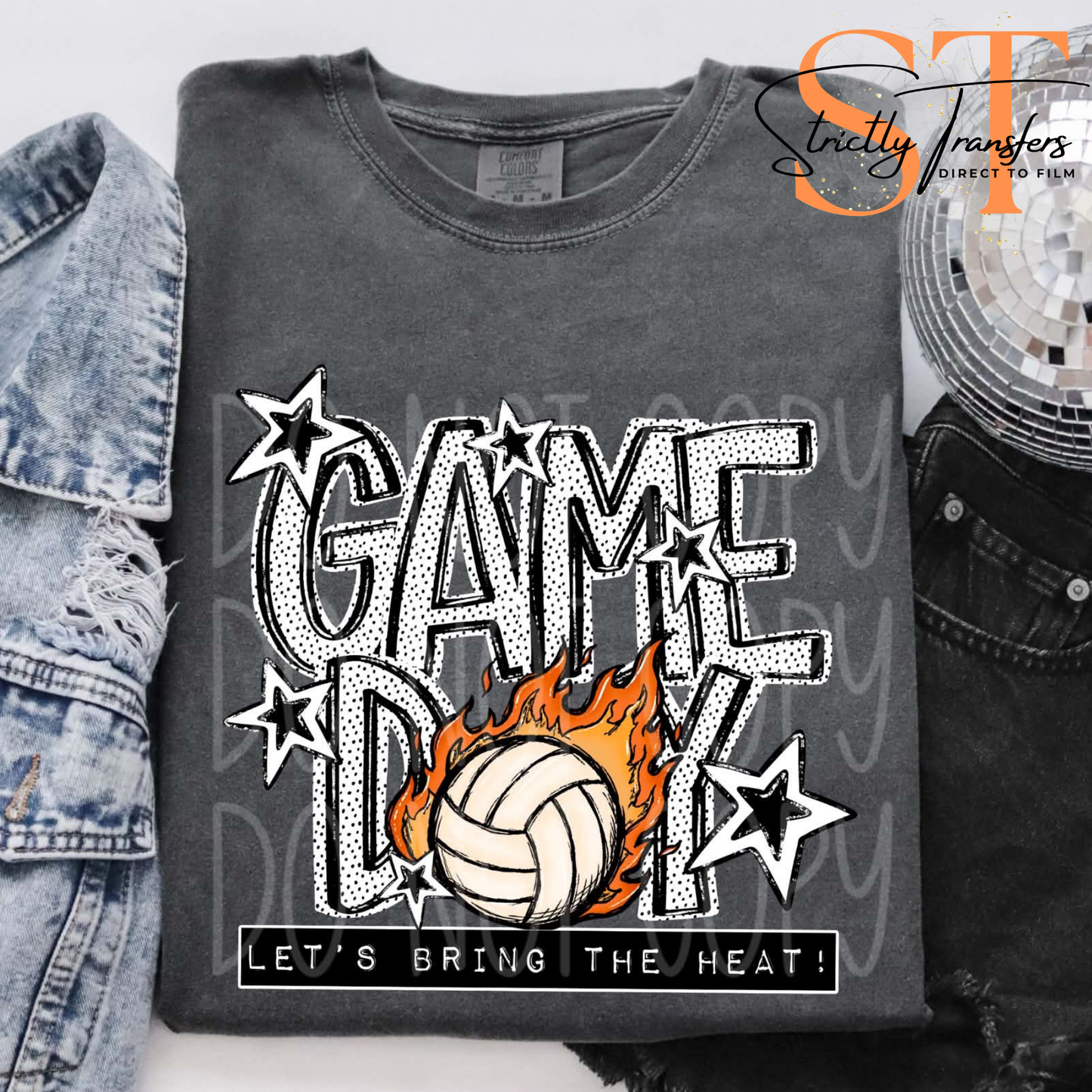 Game Day Fired Up Sports Direct to Film Transfers