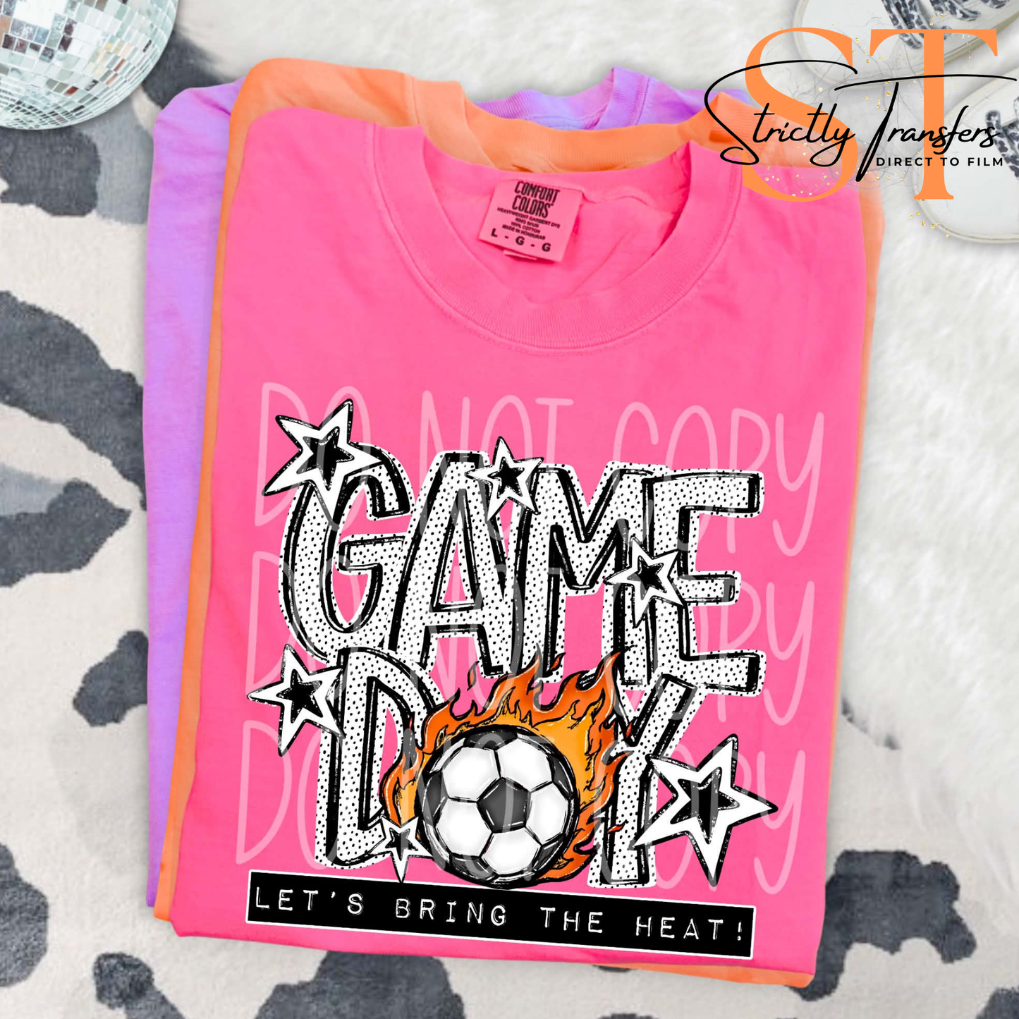 Game Day Fired Up Sports Direct to Film Transfers