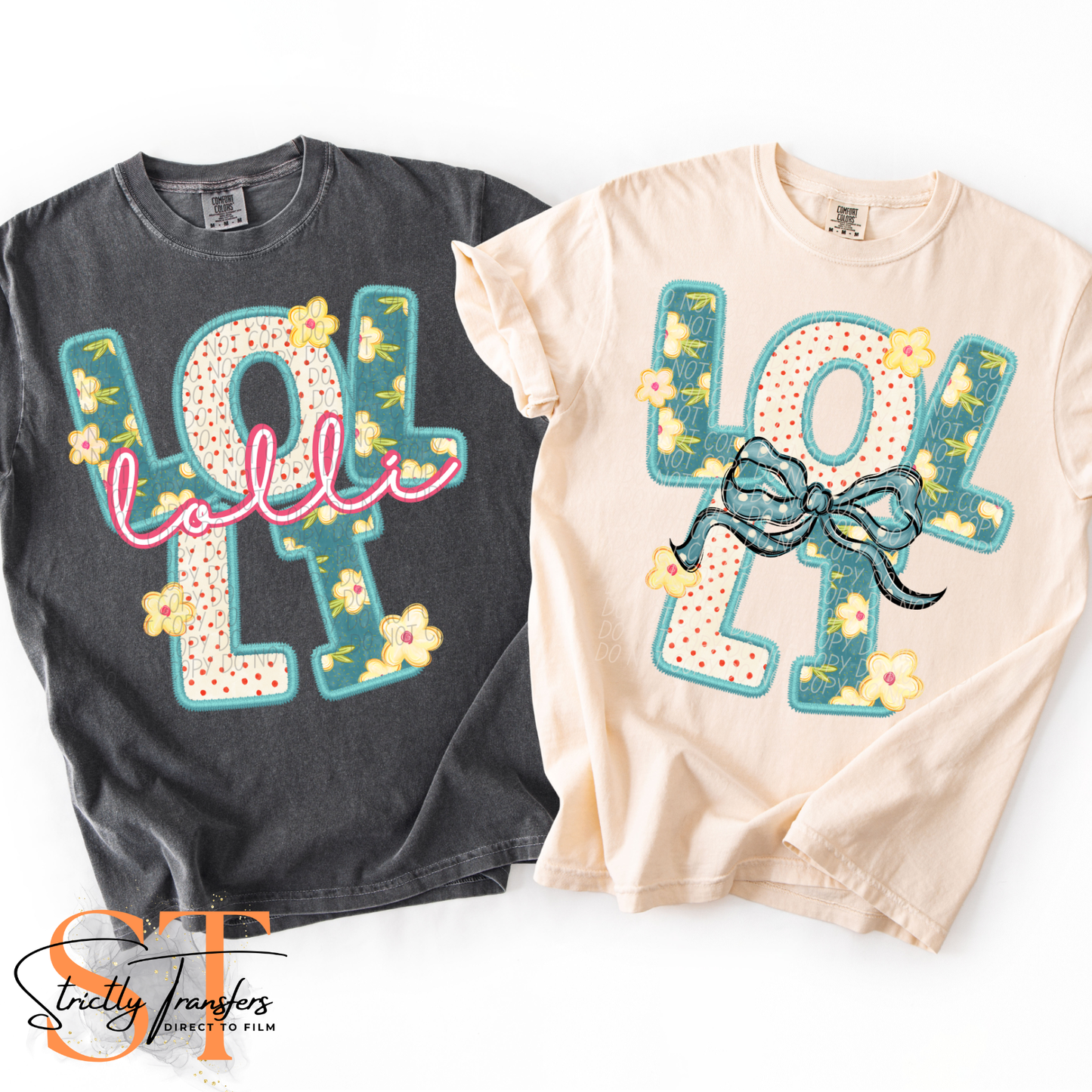 Vintage Lolli Direct to Film Transfers