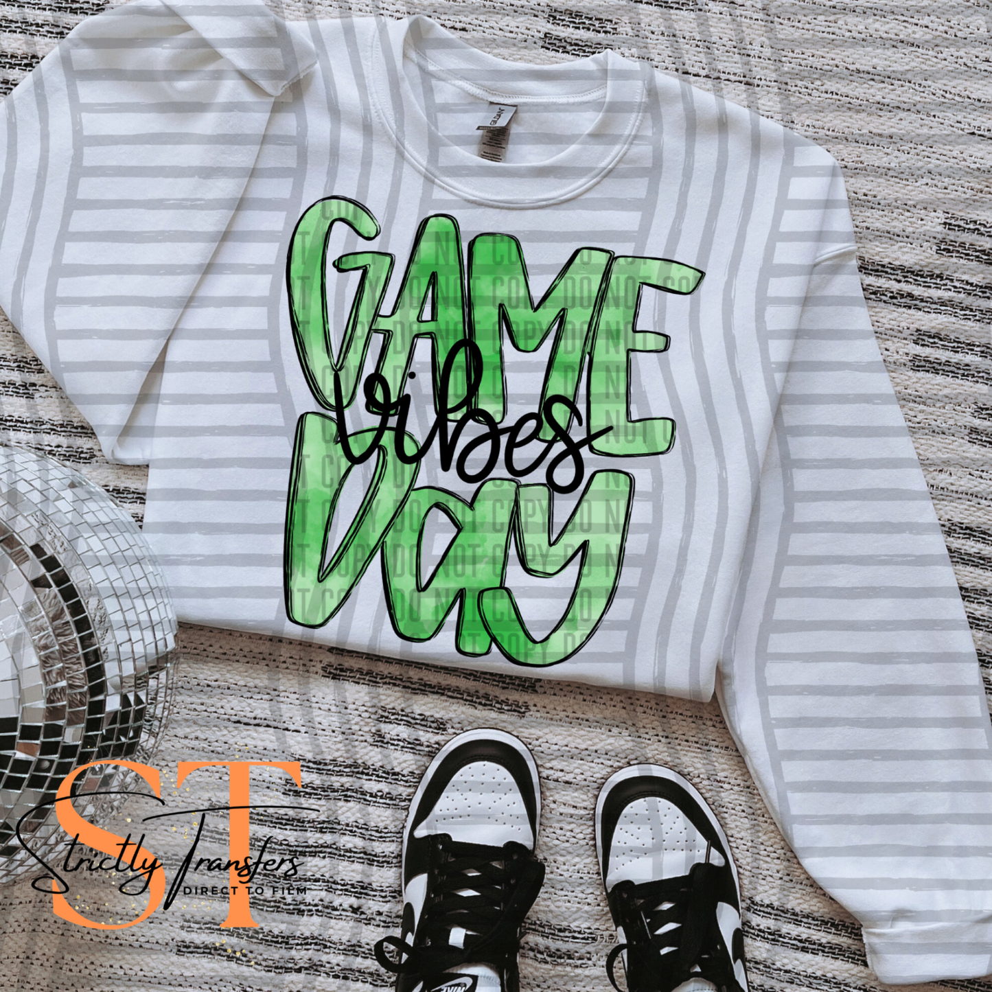 Game Day -  10 colors Direct to Film Transfers