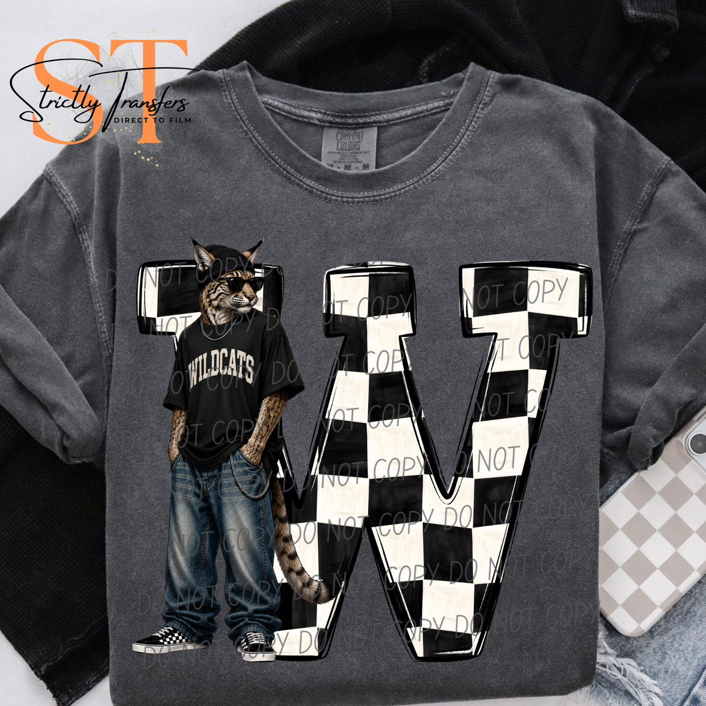 Sideline Streetwear Mascots Direct to Film Transfers