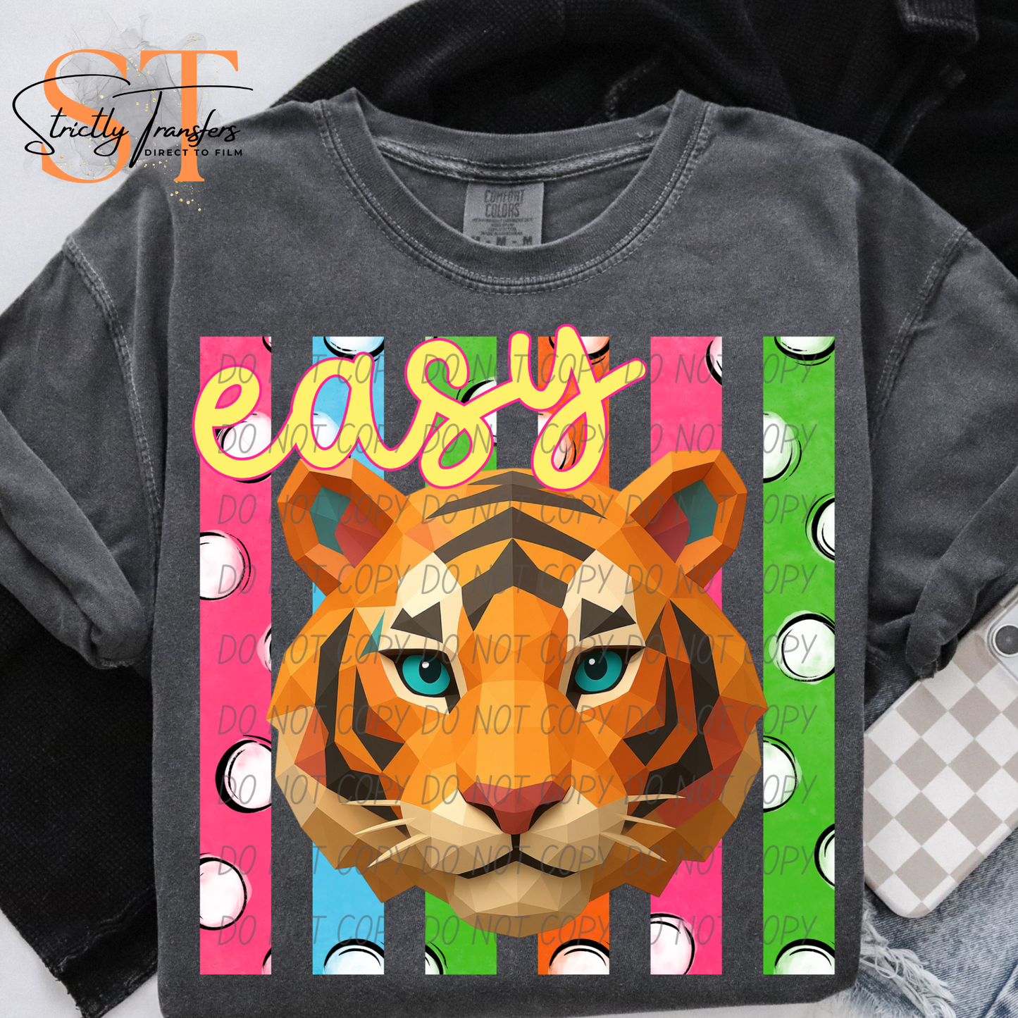 Easy Tiger - 2 options Direct to Film Transfers