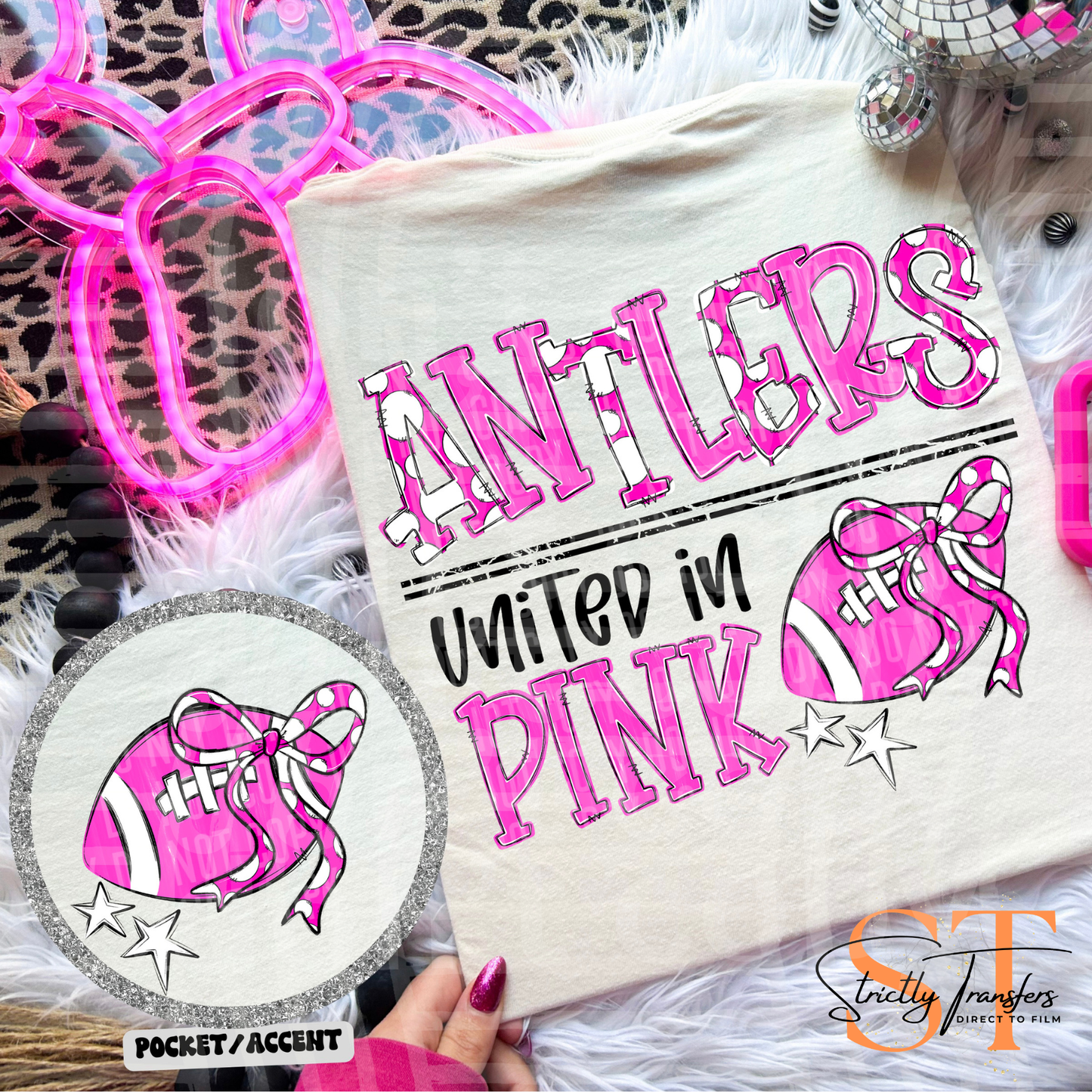 United in Pink Mascots Direct to Film Transfers