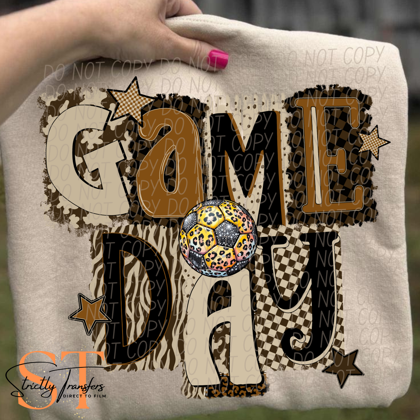 Brown Game Day - Multiple Options Direct to Film Transfers