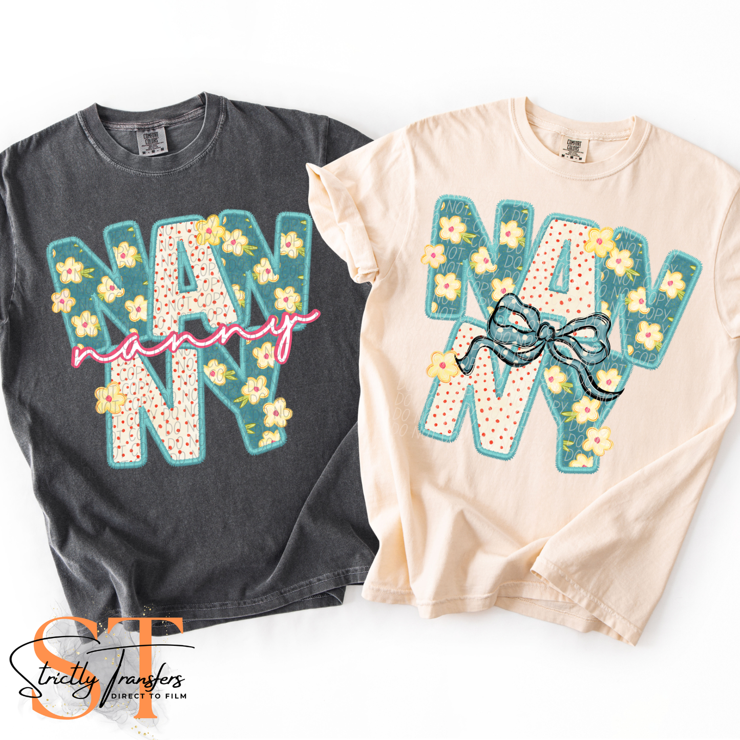 Vintage Nanny Direct to Film Transfers