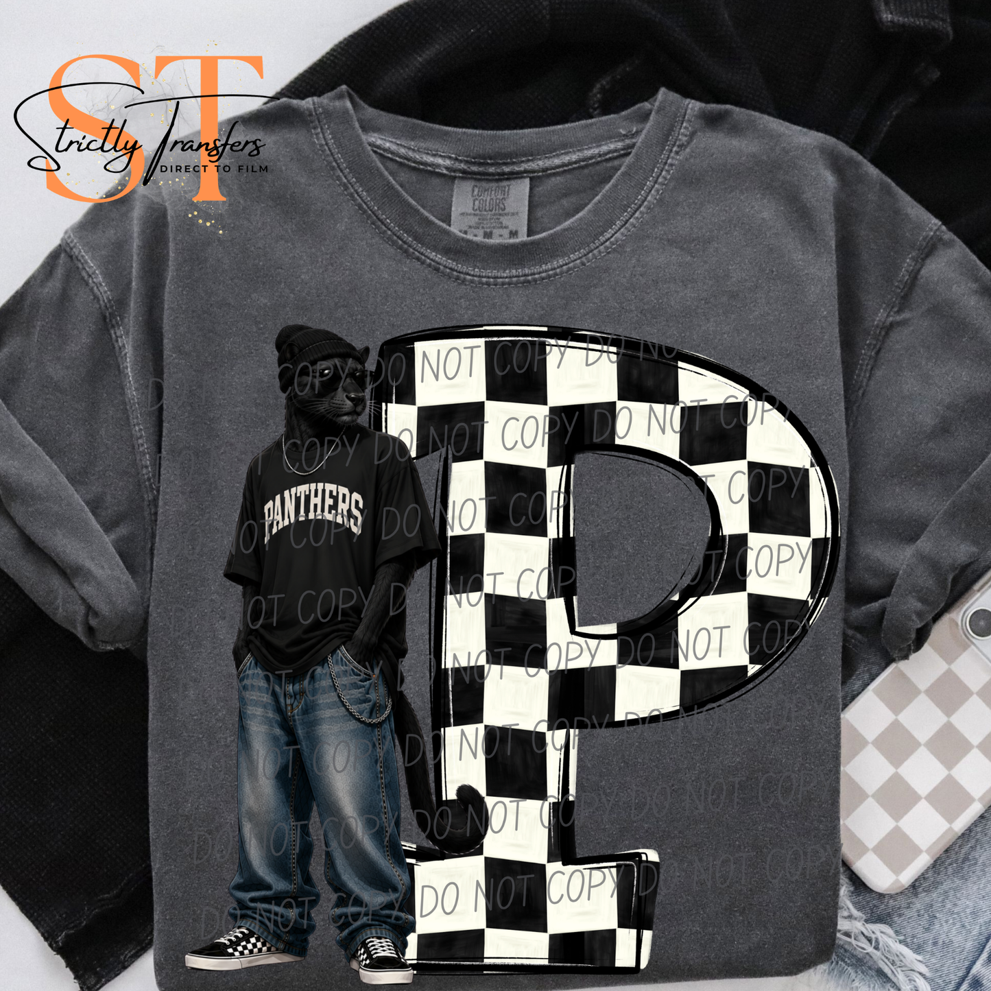 Sideline Streetwear Mascots Direct to Film Transfers