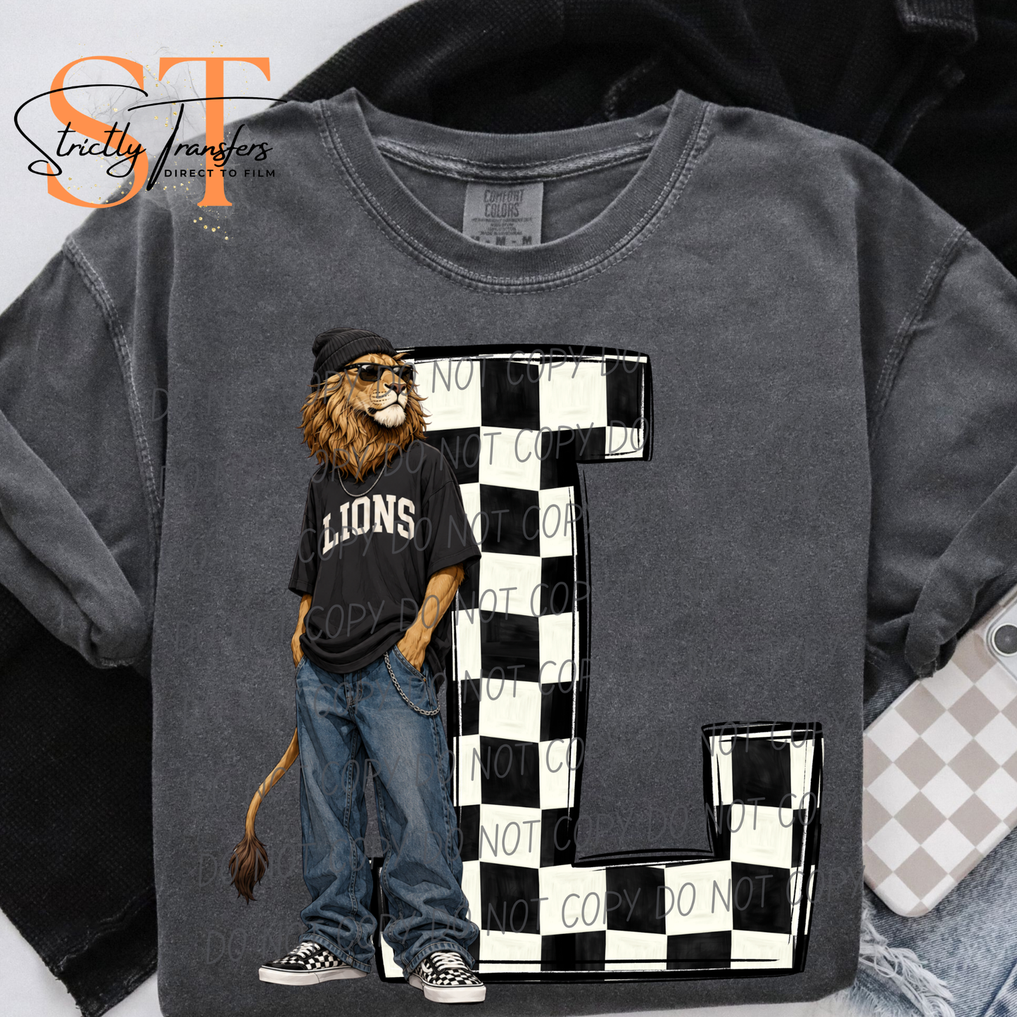 Sideline Streetwear Mascots Direct to Film Transfers