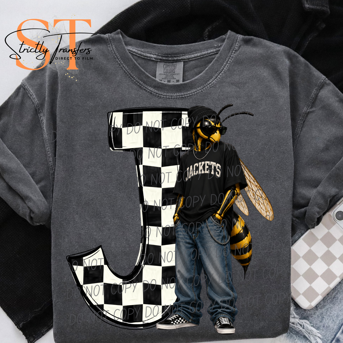 Sideline Streetwear Mascots Direct to Film Transfers
