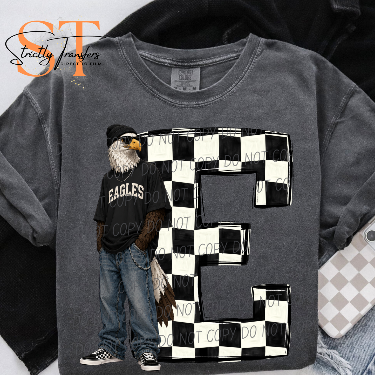 Sideline Streetwear Mascots Direct to Film Transfers