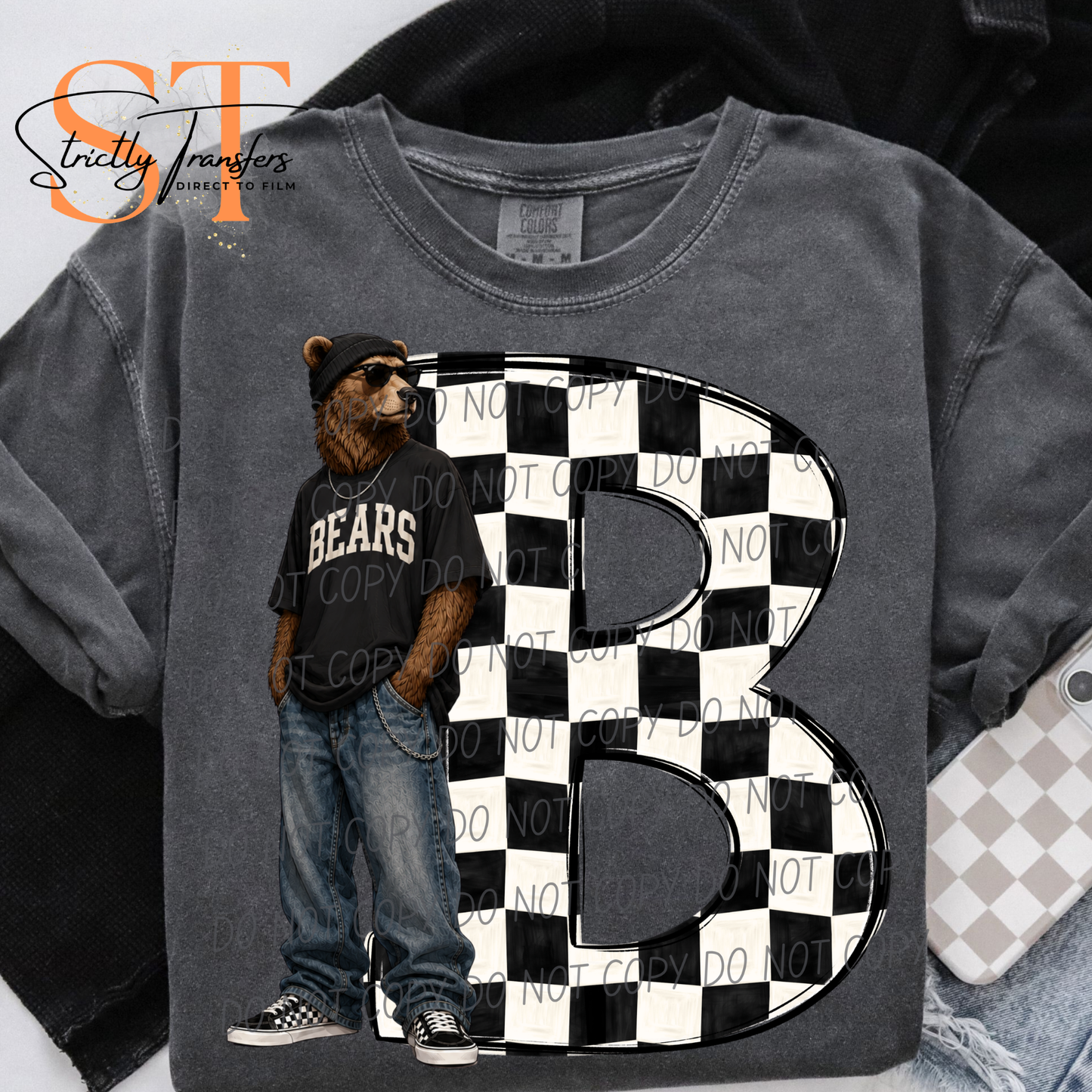 Sideline Streetwear Mascots Direct to Film Transfers