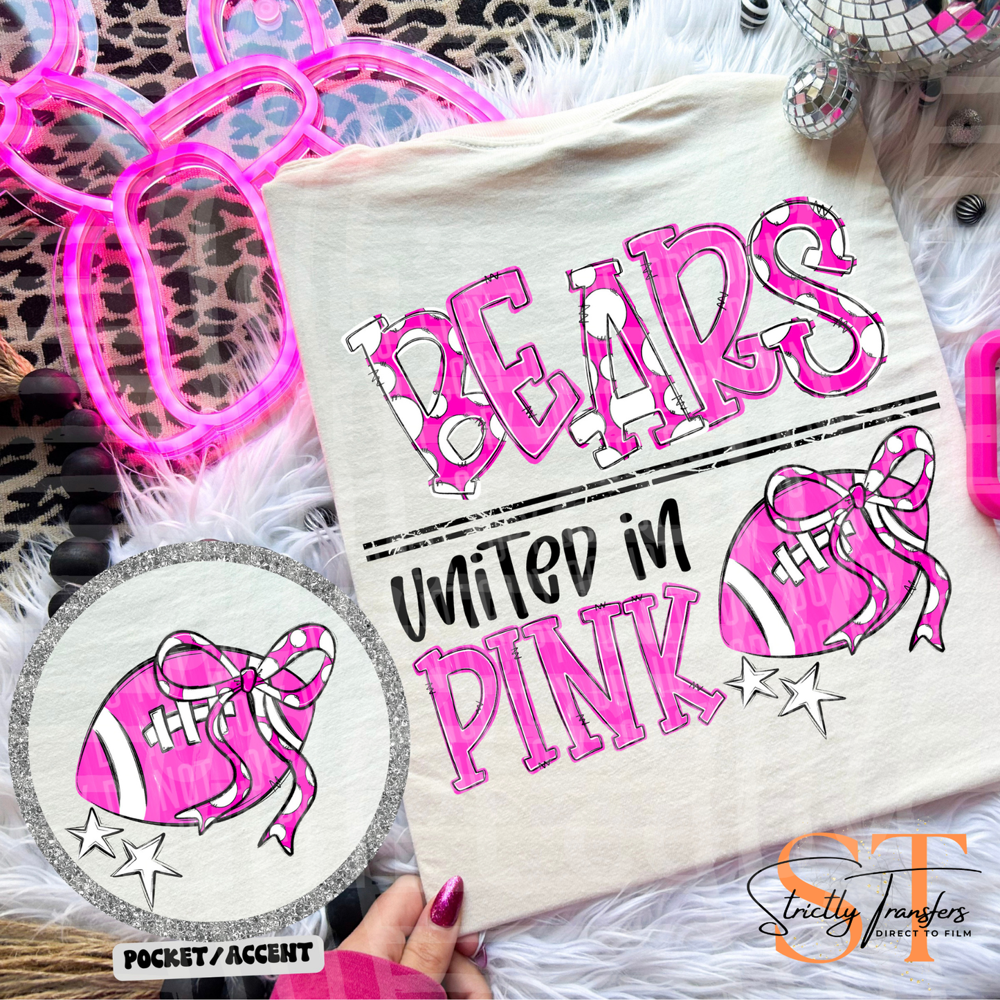 United in Pink Mascots Direct to Film Transfers