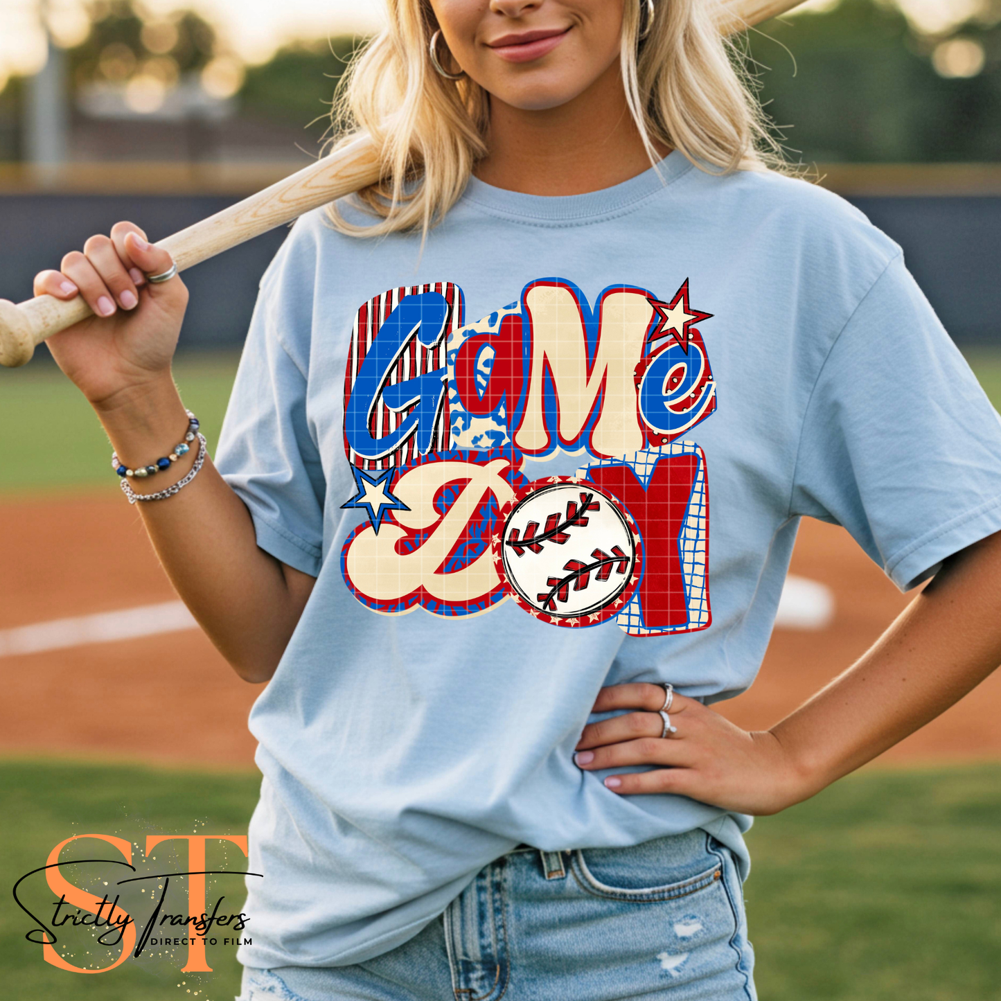 Game Day - 3 options Direct to Film Transfers