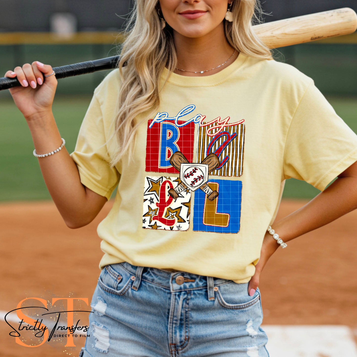 Play Ball - 3 options Direct to Film Transfers