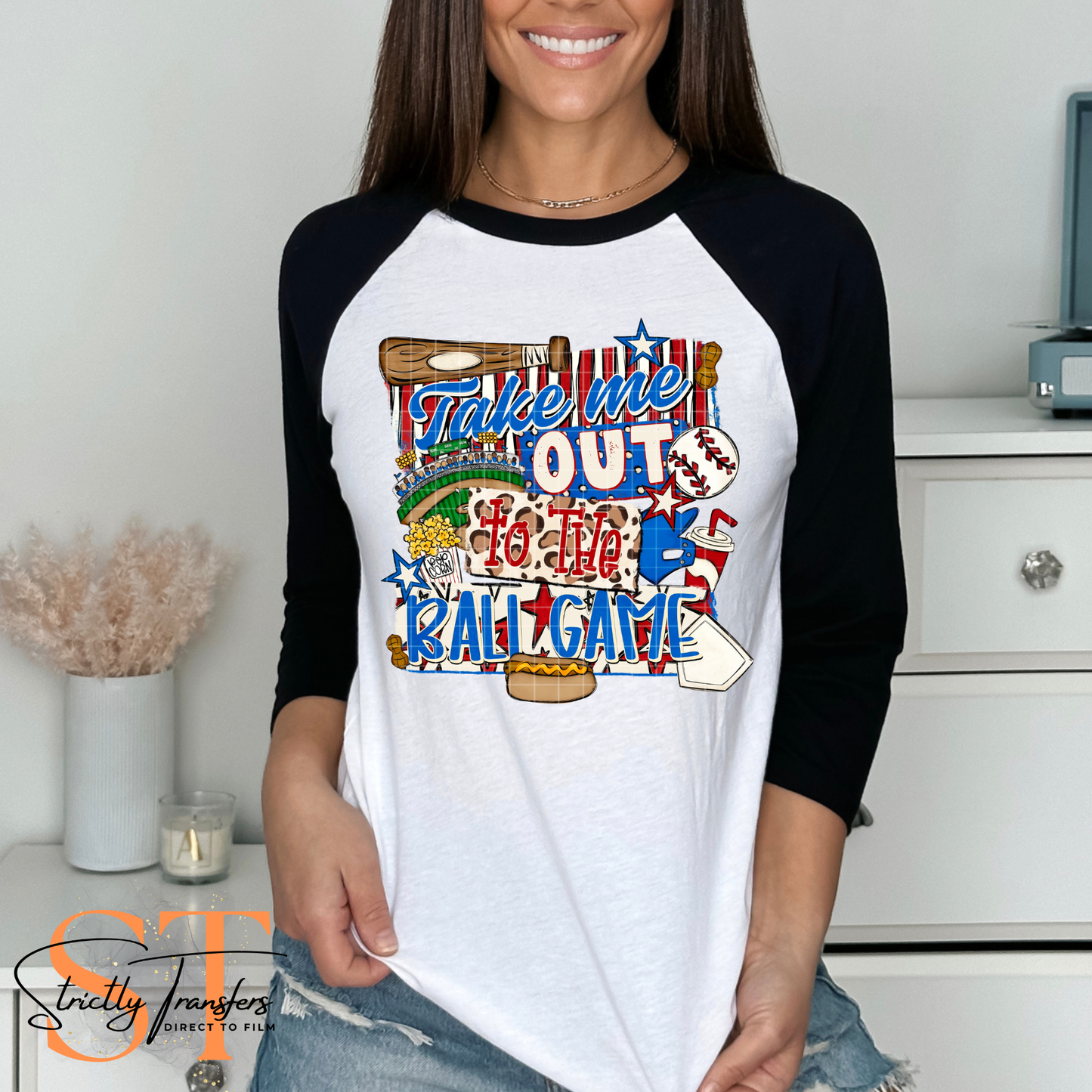 Take Me Out to the Ball Game - 3 options Direct to Film Transfers